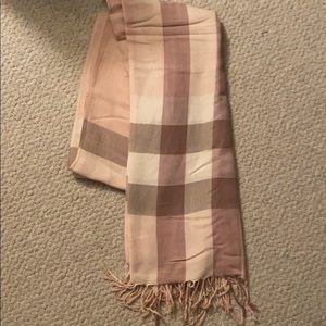 Burberry look alike scarf.